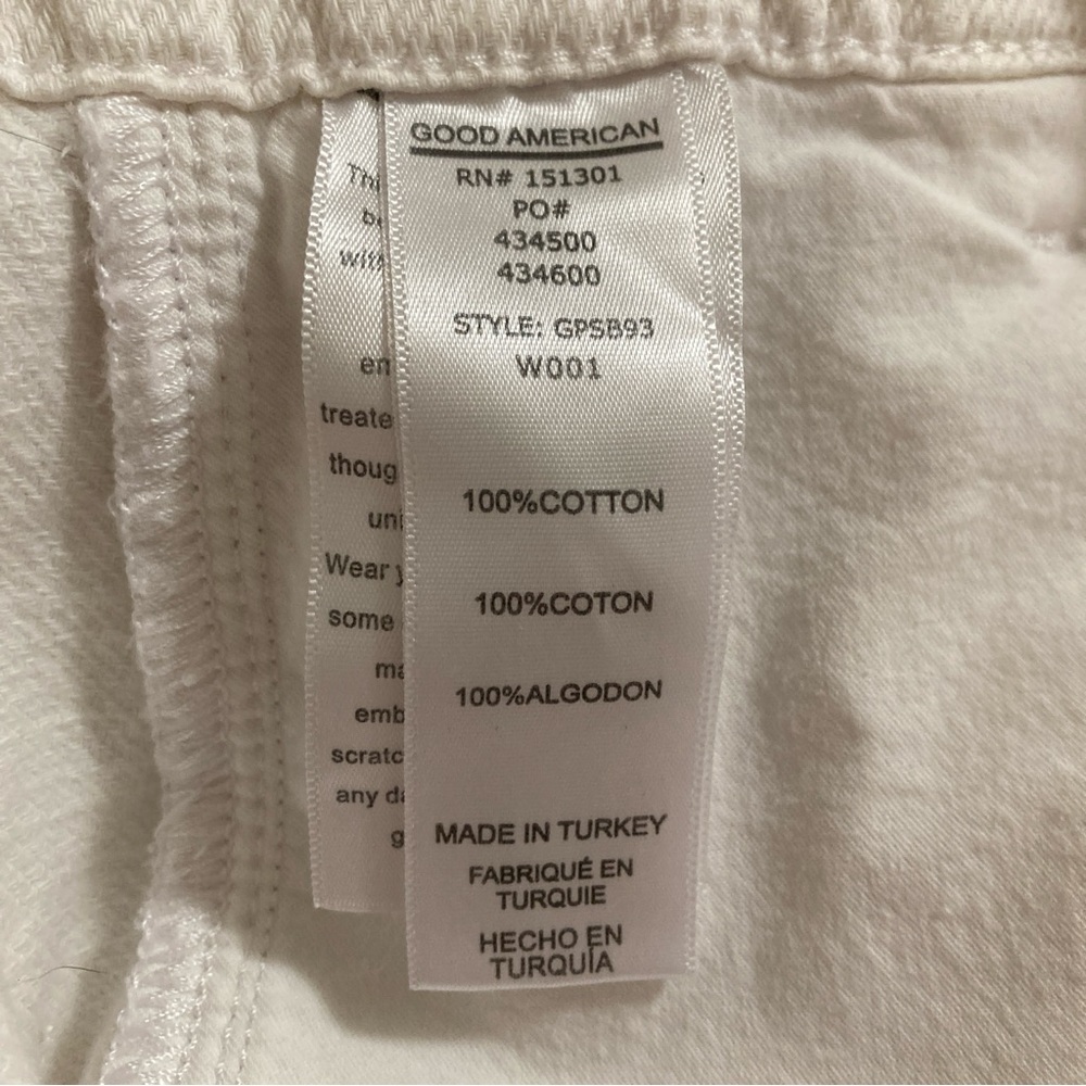 Good American Women’s Romper White Collared Size 7 - Picture 13 of 16
